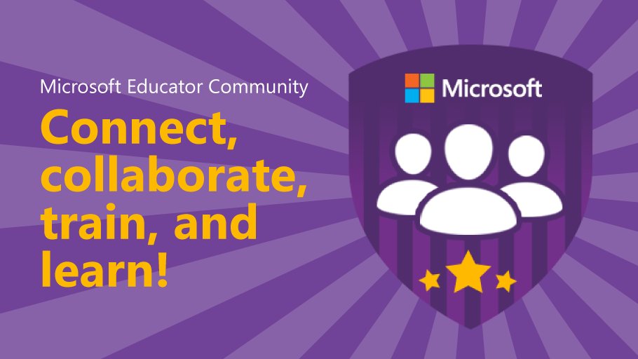 Online professional development with the Microsoft Educator Center