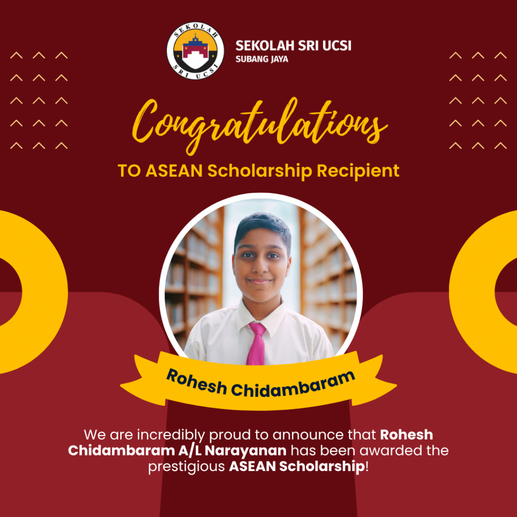 Congratulations to Our ASEAN Scholarship Recipient! 🌏🎓